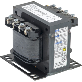 Schneider Electric Control Transformer; 200 VA; 208V Primary; 120V Secondary; Single-Phase; No Fusing